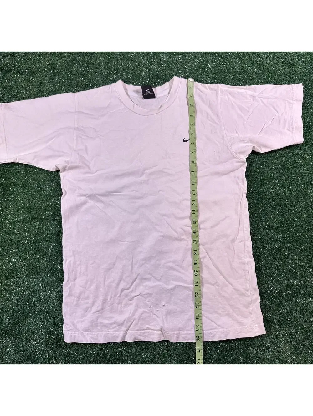 Retro Y2K Nike basic white cotton short sleeve shirt shirt small grunge